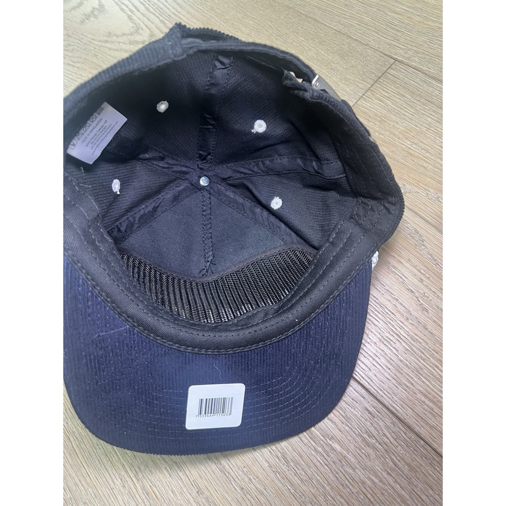 Angel City Black and Navy Corduroy‎ Adjustable Hat Cap MLS Soccer New - Picture 3 of 4
